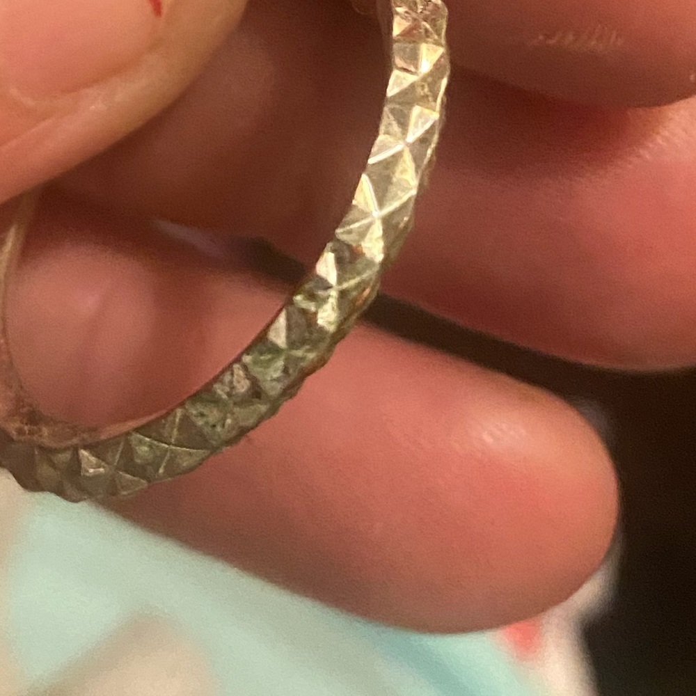 14k white gold earrings